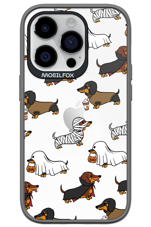 Scary Dachshund (Transparent) - Apple iPhone 14 Pro