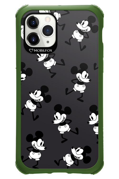 Iconic Mouse (antracite pattern) - Apple iPhone 11 Pro