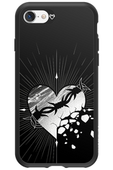Fehér Szív - Apple iPhone 8