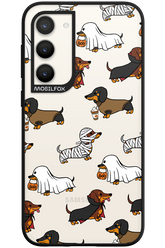 Scary Dachshund (Transparent) - Samsung Galaxy S23 Plus
