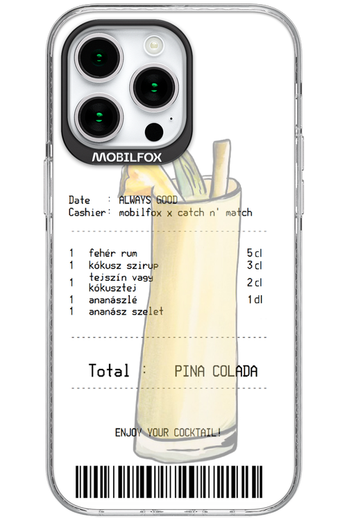 pina colada koktél - Apple iPhone 15 Pro Max