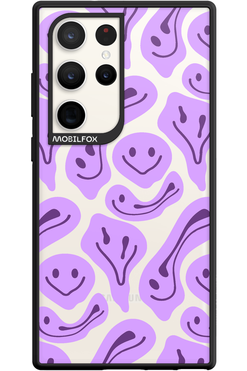 Fluid Smiley Purple - Samsung Galaxy S23 Ultra