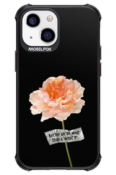 Flower Black - Apple iPhone 13 Mini