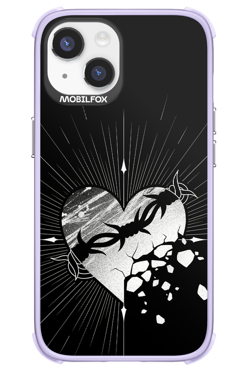 Fehér Szív - Apple iPhone 14
