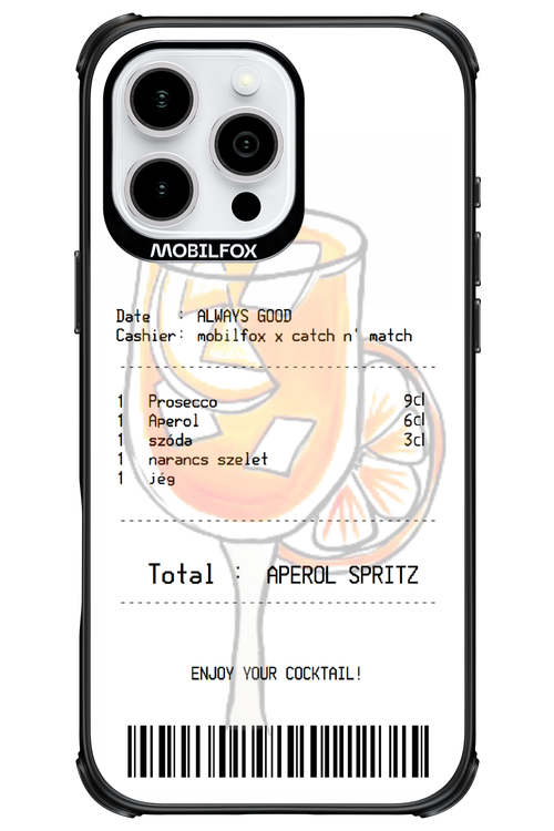 aperol spritz koktél - Apple iPhone 16 Pro Max