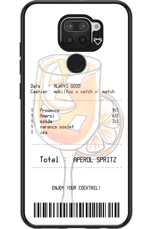aperol spritz koktél - Xiaomi Redmi Note 9
