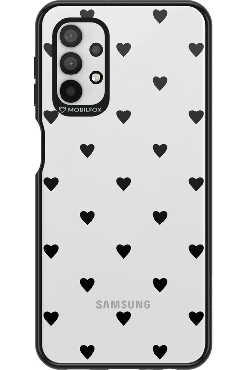 Hearts Transparent - Samsung Galaxy A32 5G