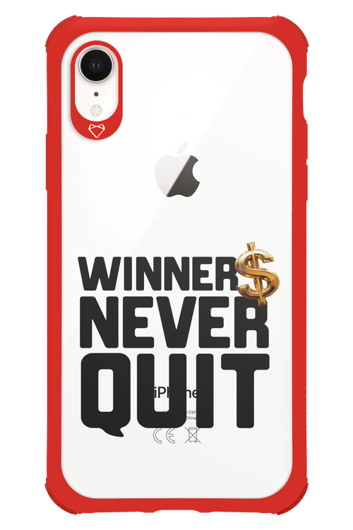 Winners Never Quit - Apple iPhone XR