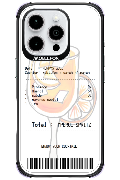 aperol spritz koktél - Apple iPhone 16 Pro