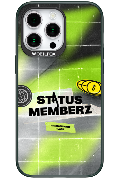 Status Memberz - Apple iPhone 15 Pro Max