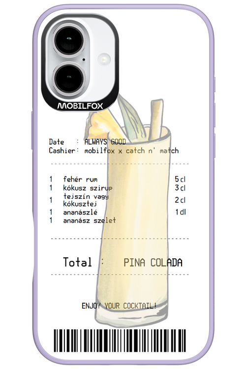 pina colada koktél - Apple iPhone 16 Plus