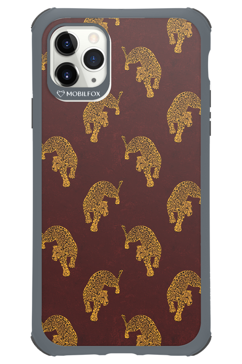 Burgundy Leopard Pattern - Apple iPhone 11 Pro Max