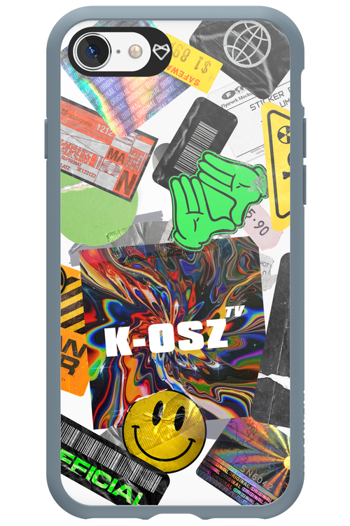 K-osz Sticker Transparent - Apple iPhone 8