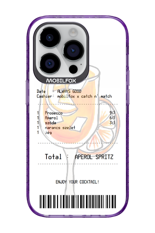 aperol spritz koktél - Apple iPhone 14 Pro