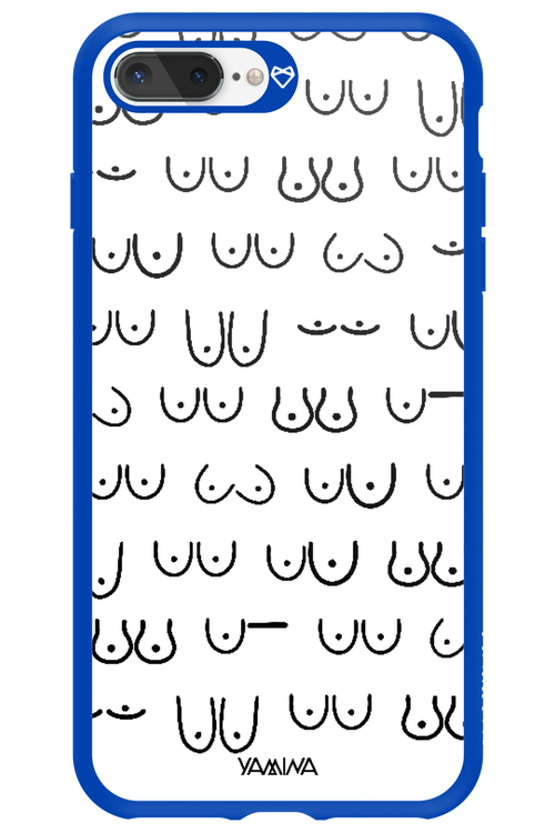 Boobies (white) - Apple iPhone 8 Plus