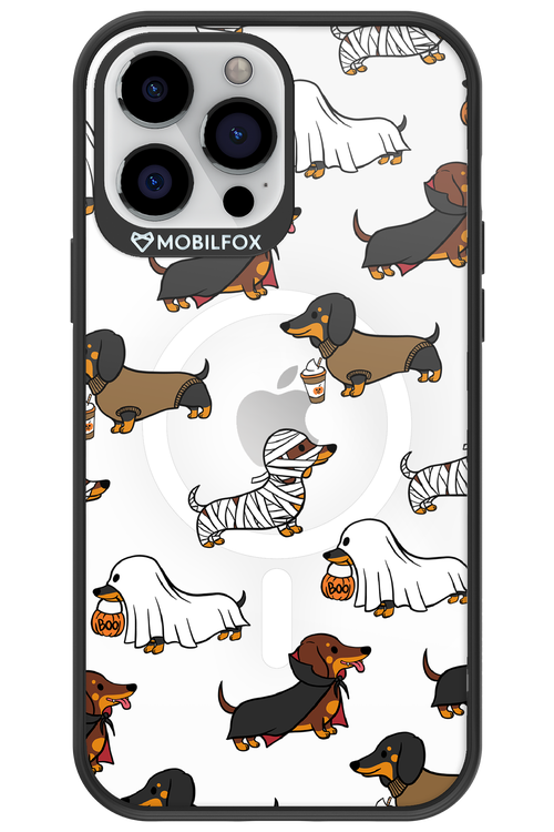 Scary Dachshund (Transparent) - Apple iPhone 13 Pro Max