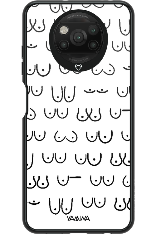 Boobies (white) - Xiaomi Poco X3 Pro