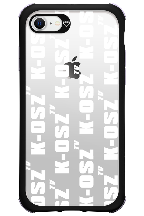 K-osz Transparent White - Apple iPhone 7