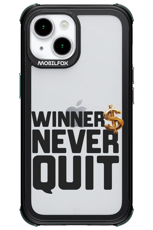 Winners Never Quit - Apple iPhone 15