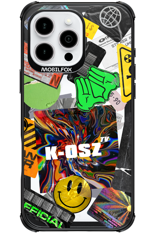 K-osz Sticker Transparent - Apple iPhone 16 Pro Max