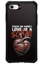 Focus on money, love is a scam - Apple iPhone SE 2020