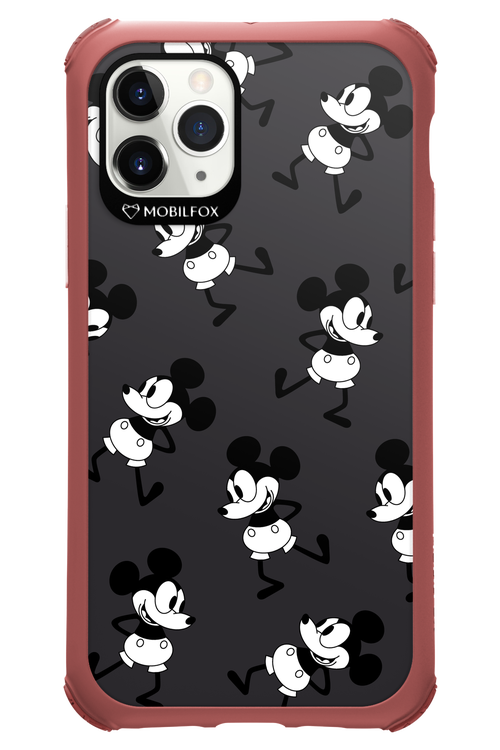 Iconic Mouse (antracite pattern) - Apple iPhone 11 Pro