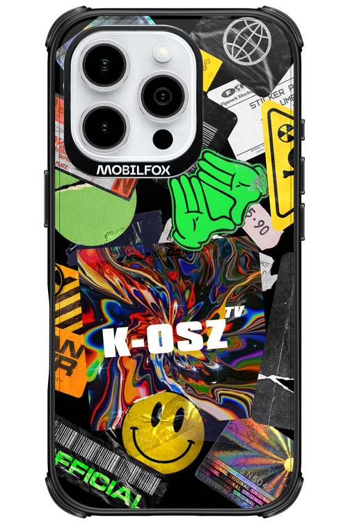 K-osz Sticker Black - Apple iPhone 16 Pro