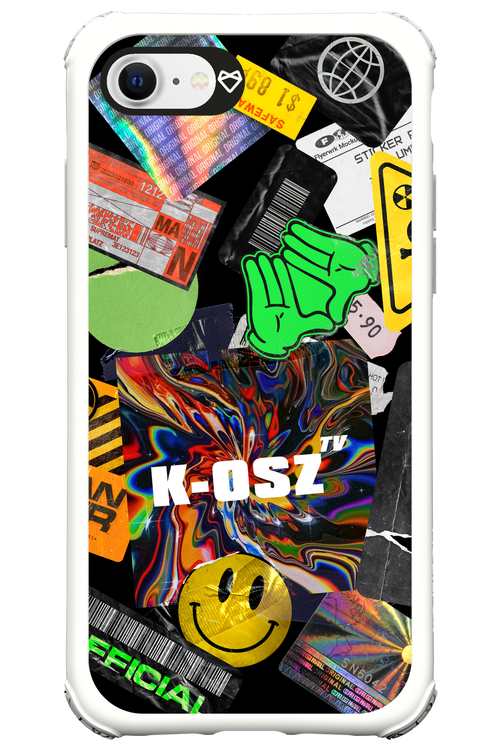 K-osz Sticker Black - Apple iPhone 7