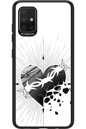 Fekete Szív - Samsung Galaxy A51