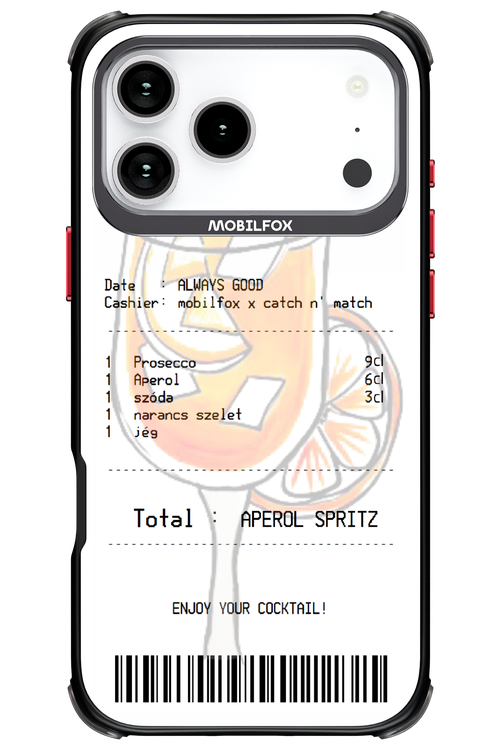 aperol spritz koktél - Apple iPhone 17 Pro Max