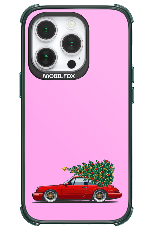 XMAS Car Pink - Apple iPhone 14 Pro