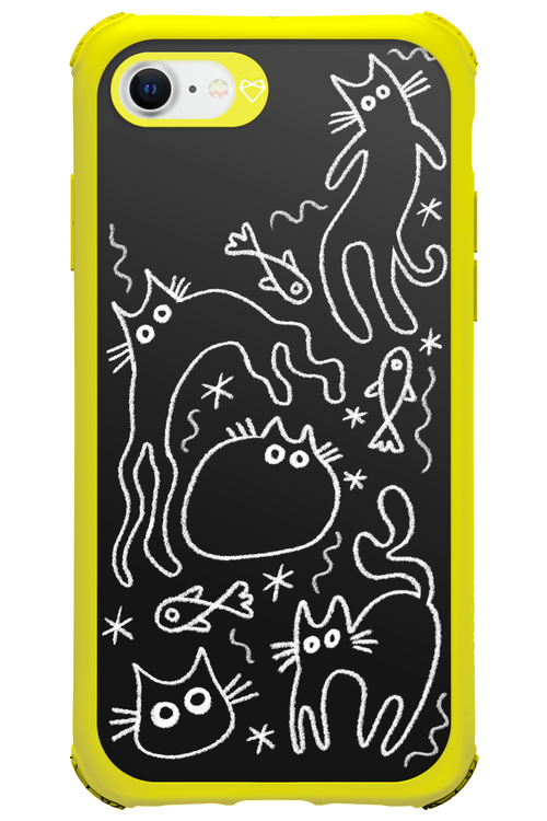 CHALK_CATS 2.0 - Apple iPhone 8