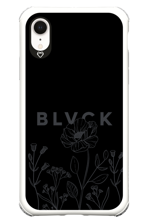 Black Flowers - Apple iPhone XR