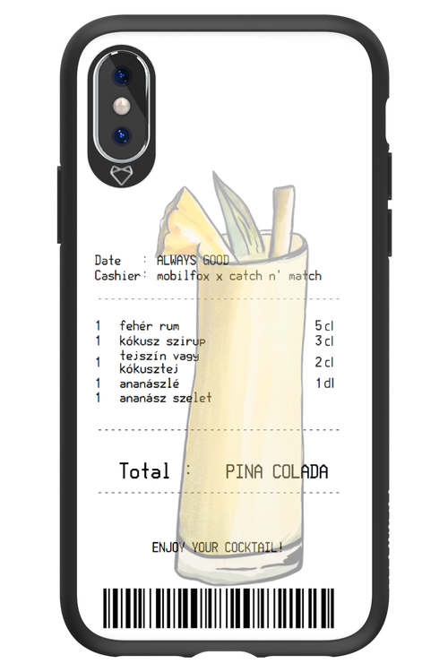 pina colada koktél - Apple iPhone XS