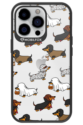 Scary Dachshund (Transparent) - Apple iPhone 13 Pro
