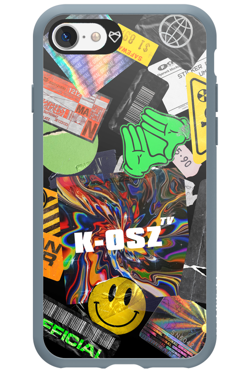 K-osz Sticker Black - Apple iPhone 7