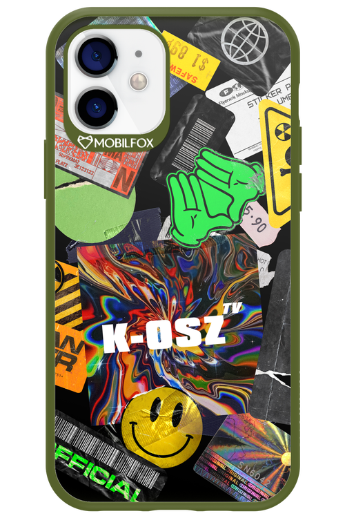 K-osz Sticker Black - Apple iPhone 12