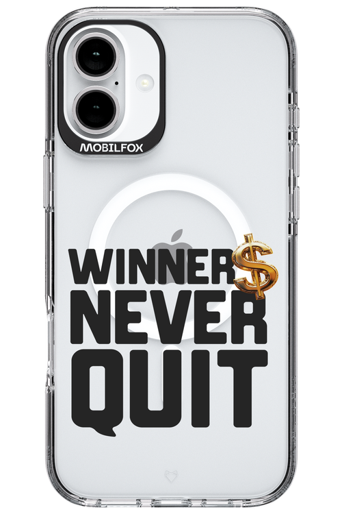 Winners Never Quit - Apple iPhone 16 Plus