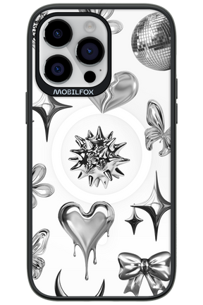 Silver Zone Transparent - Apple iPhone 14 Pro Max