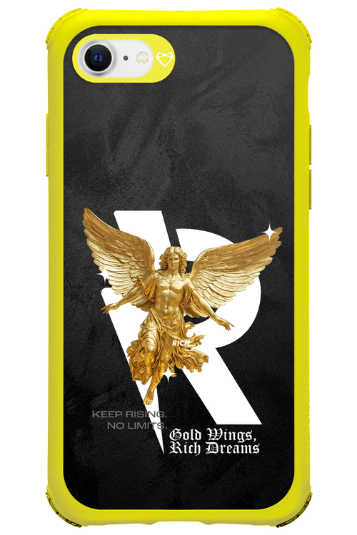 Gold Wings - Apple iPhone 8