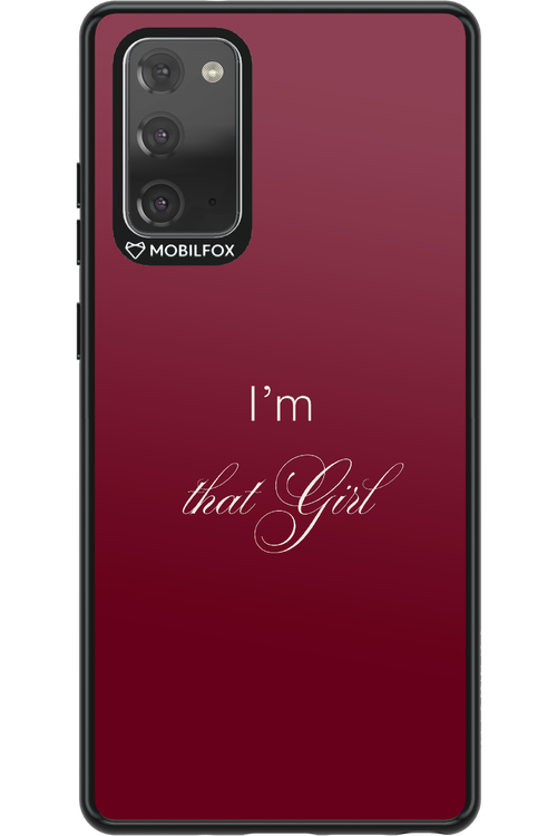 That Girl - Samsung Galaxy Note 20