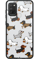 Scary Dachshund (Transparent) - Samsung Galaxy A21 S