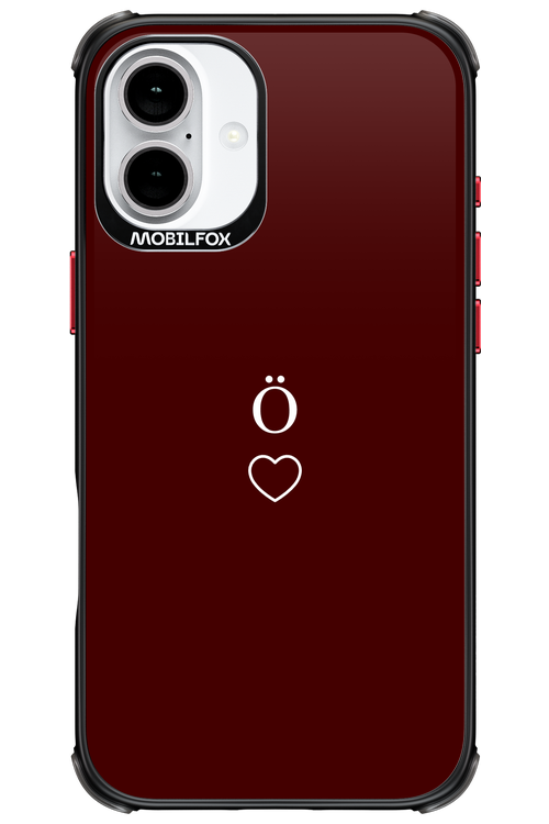 O Burgundia II 2.0 - Apple iPhone 16 Plus