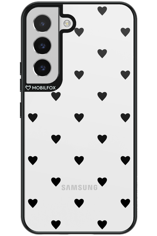 Hearts Transparent - Samsung Galaxy S22