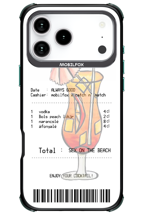 sex on the beach koktél - Apple iPhone 17 Pro Max