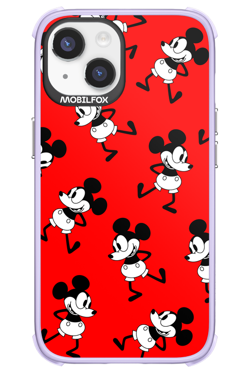 Iconic Mouse (red pattern) - Apple iPhone 14