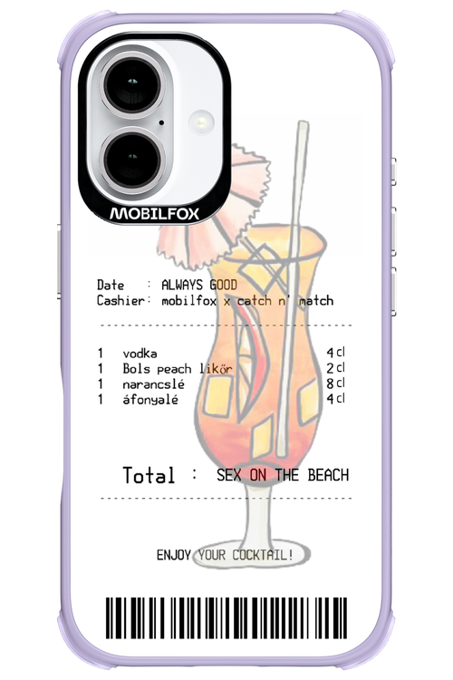 sex on the beach koktél - Apple iPhone 16
