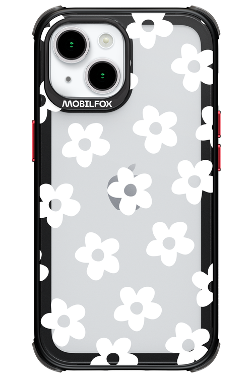 Happy Flowers Leather - Apple iPhone 15