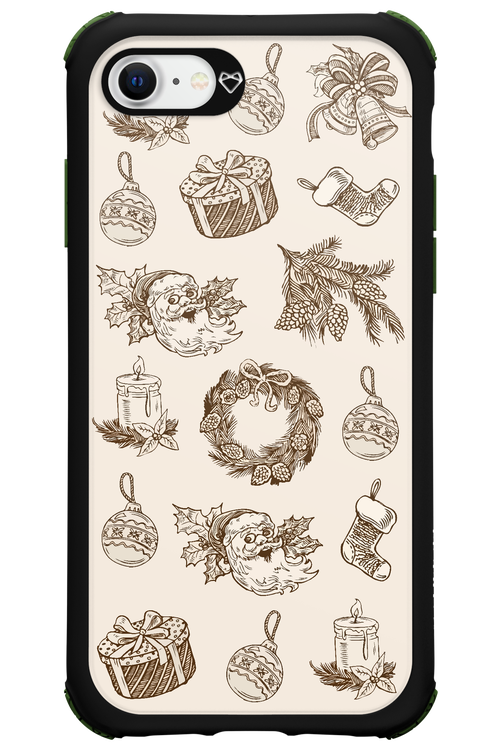 Christmas Paper - Apple iPhone SE 2020