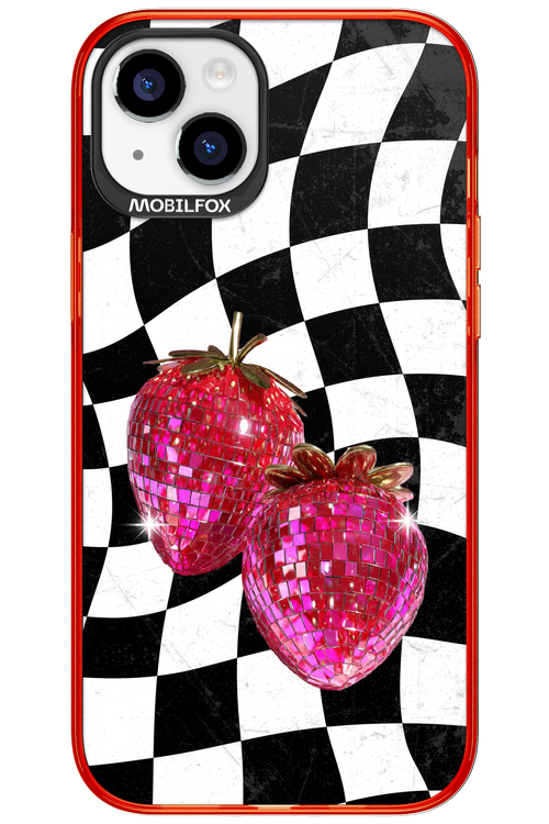 Disco Strawberry 2.0 - Apple iPhone 15 Plus